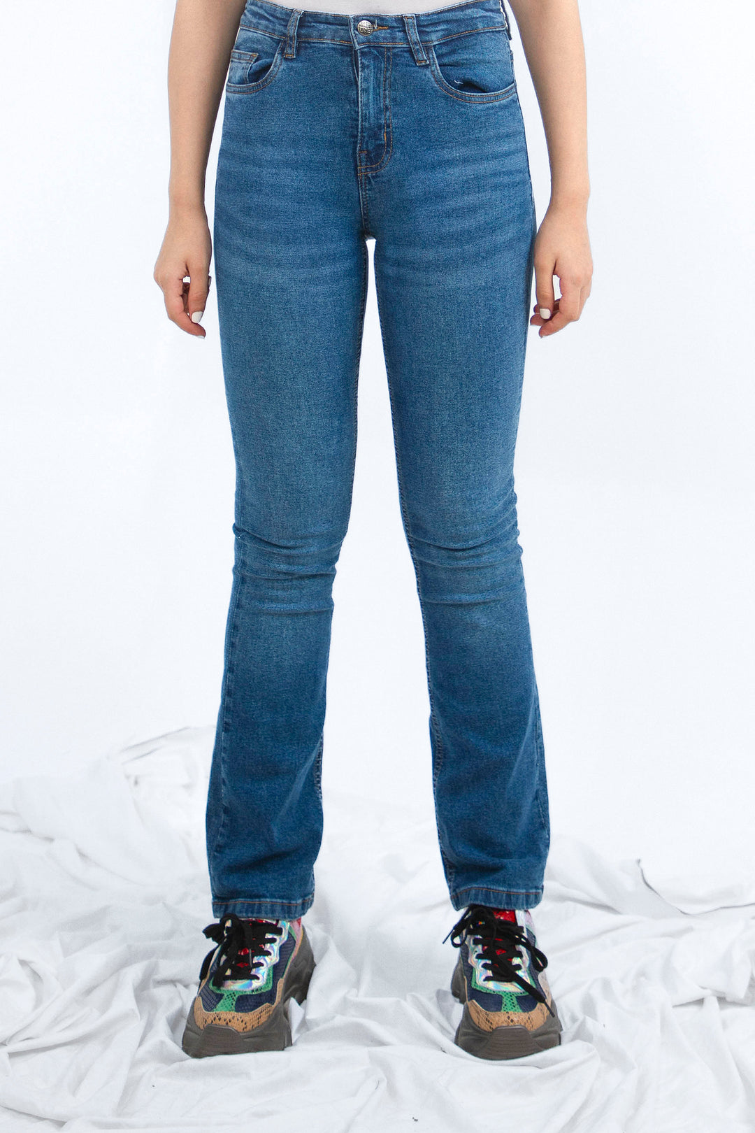 Mom Fit Jeans Blue