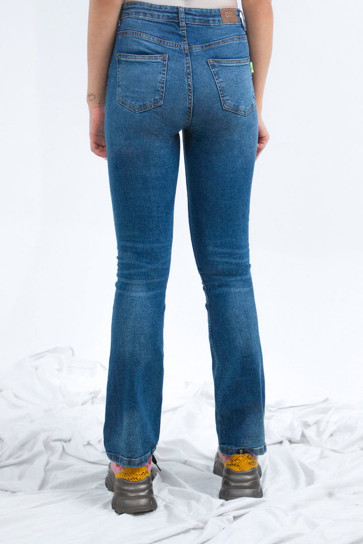 Mom Fit Jeans Blue