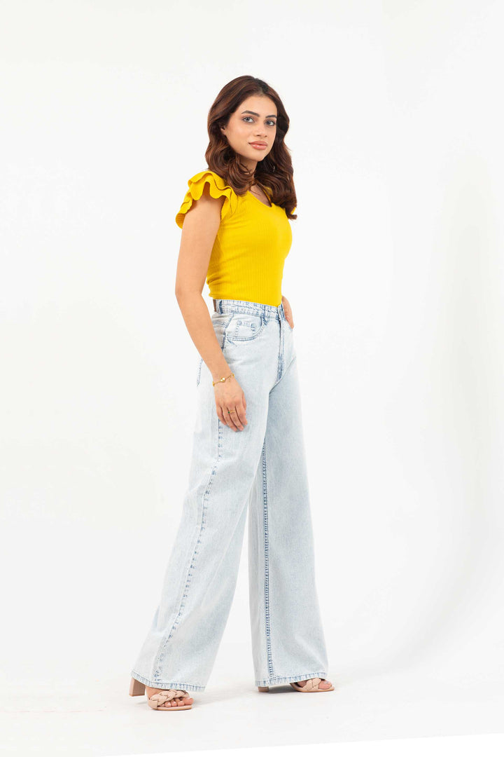 Wide Leg Jeans Blue