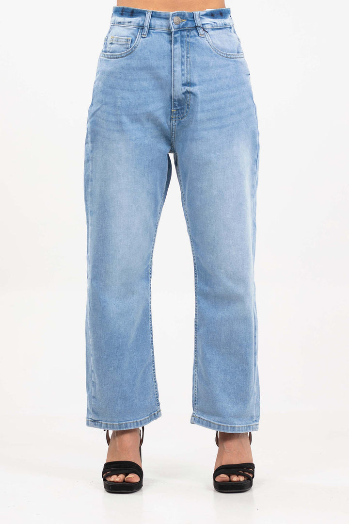 Cropped Straight Jeans