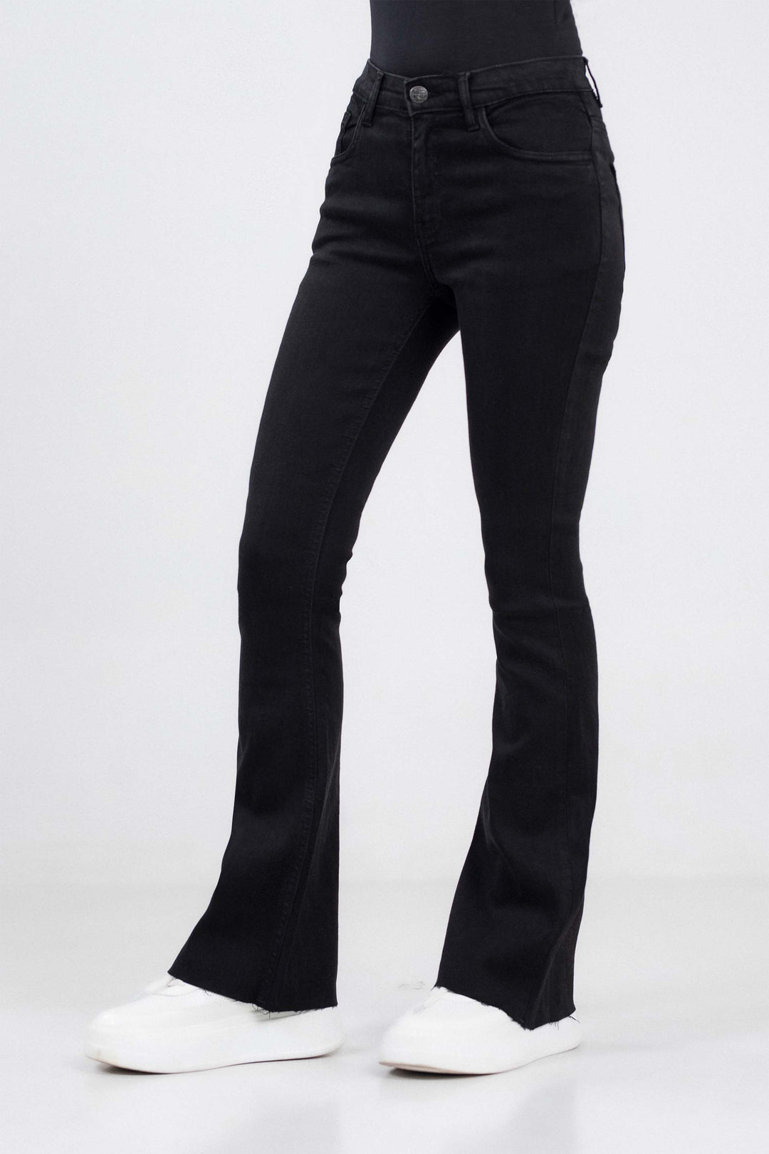 Frayed Flare Leg