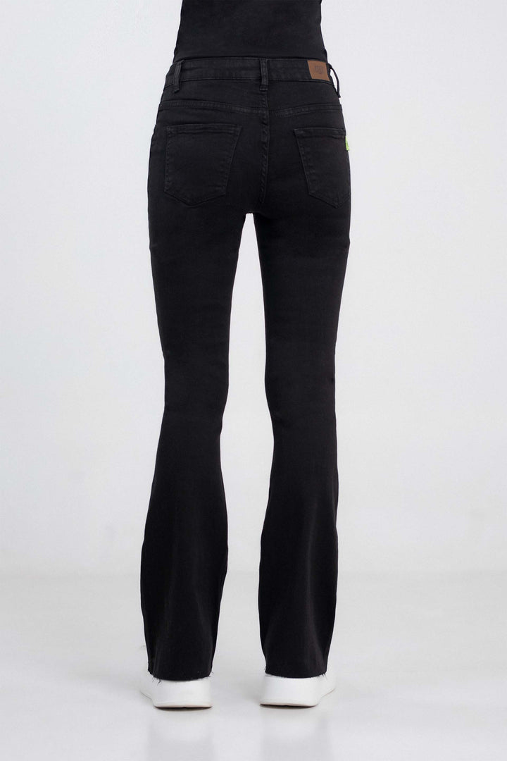 Frayed Flare Leg