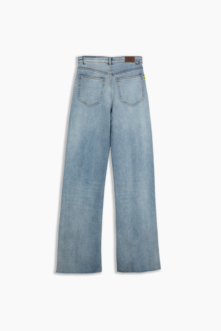 Washed Straight Jeans