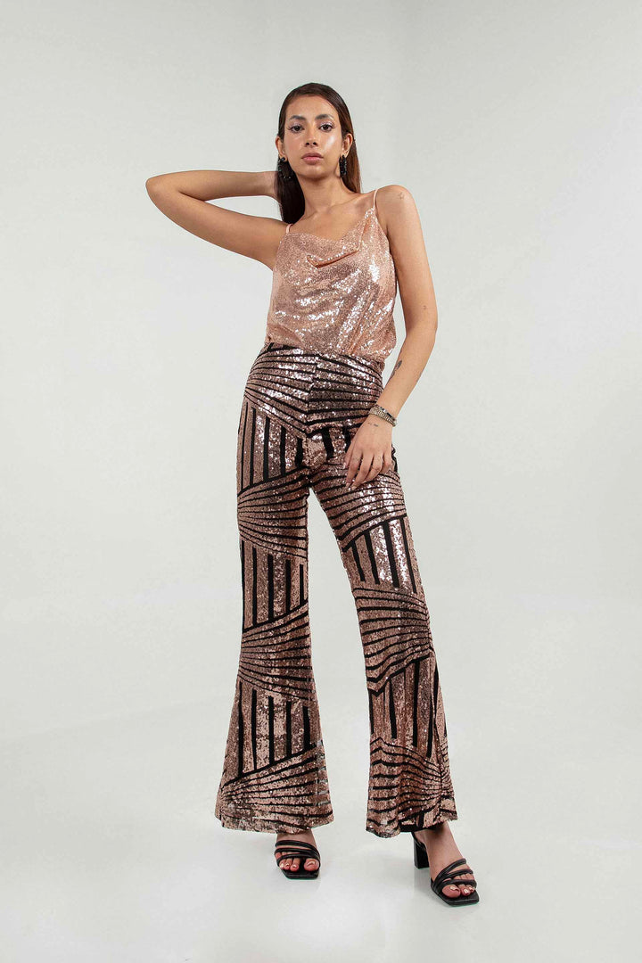 Sequined Pants Black