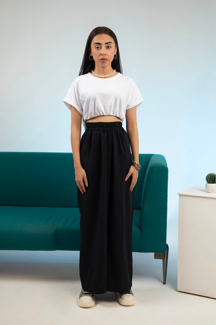 Wide Leg Pants Black