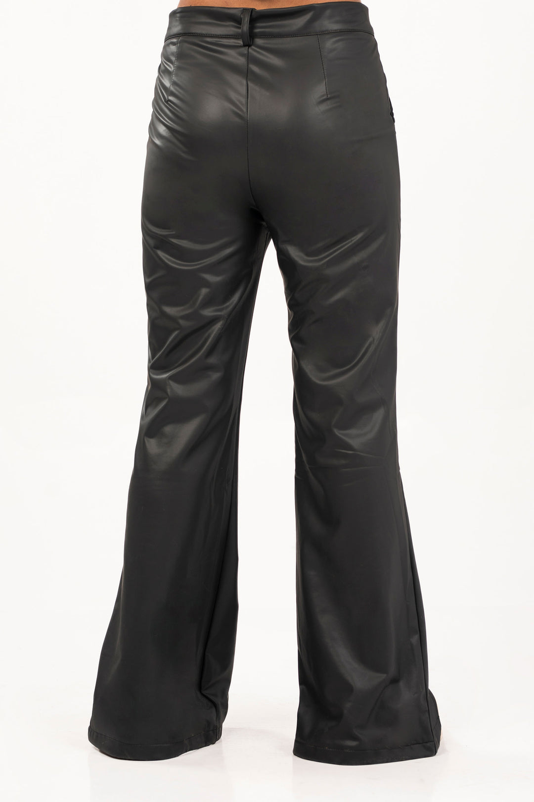 Flared PU Pants