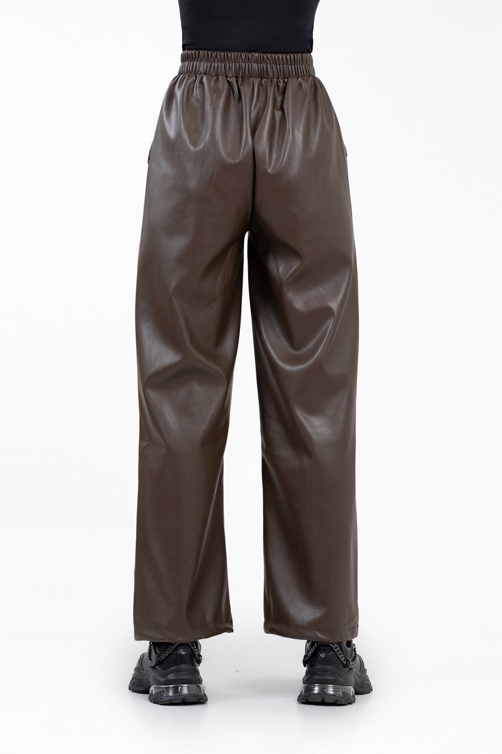 Leather Jogger Pants