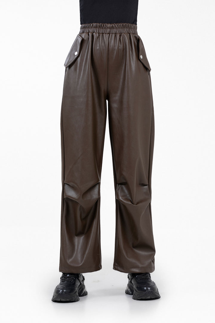 Leather Jogger Pants