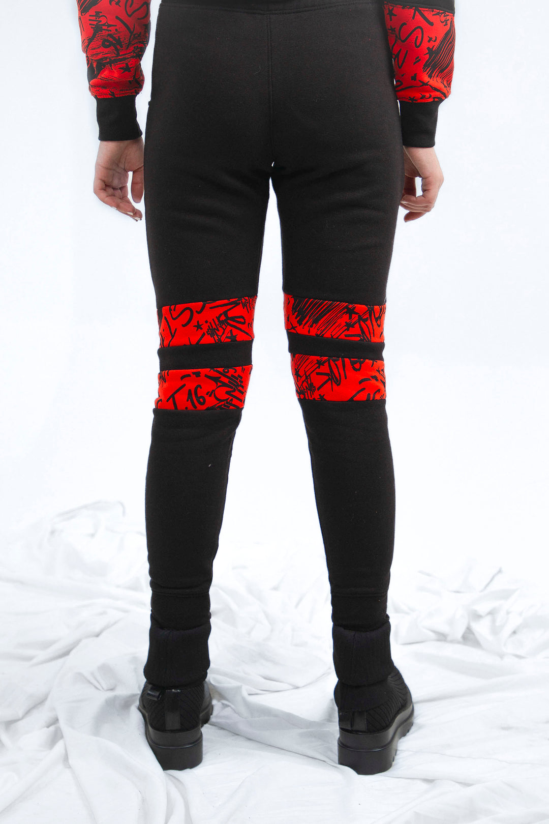 Graffiti Trackpants Black