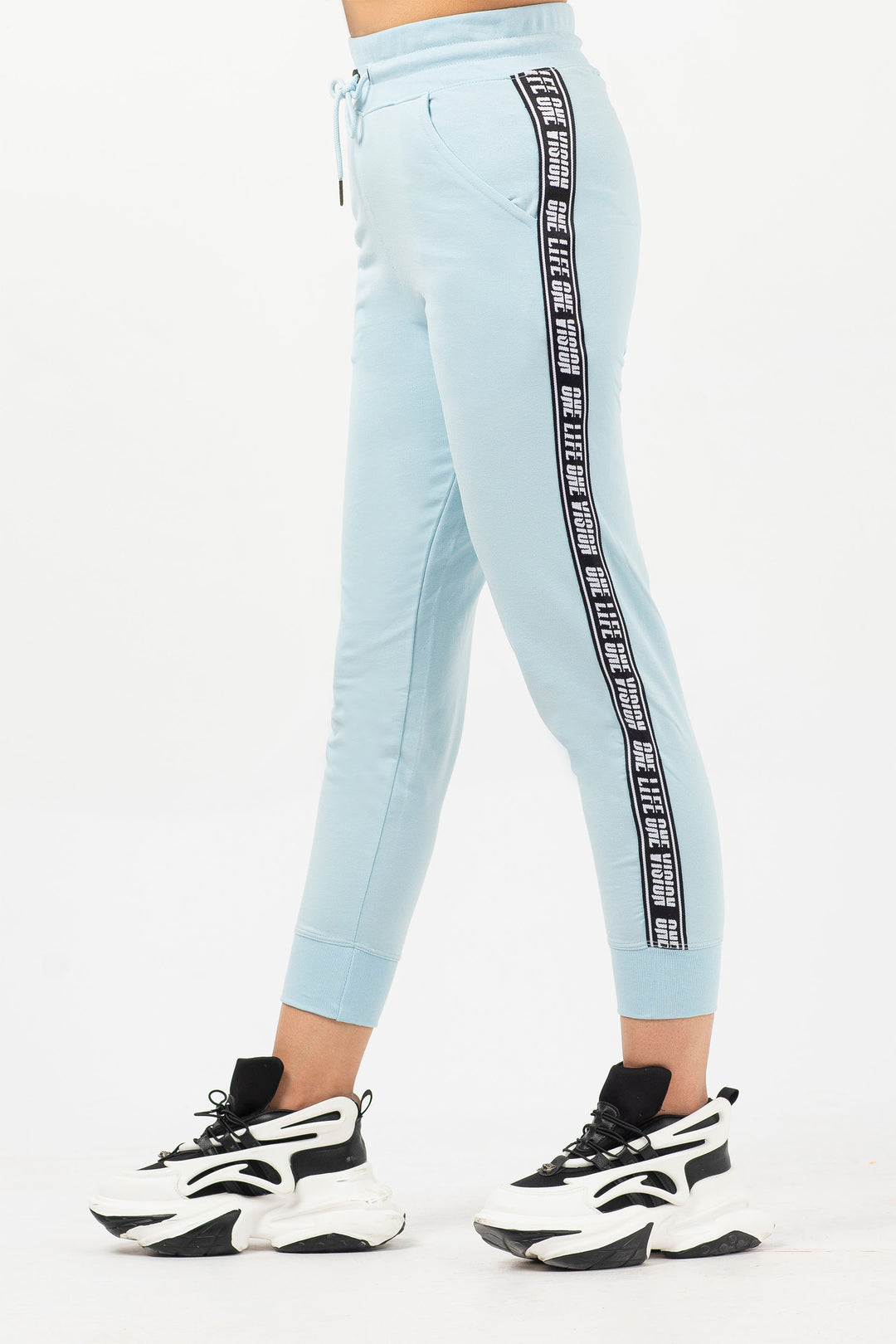 Tape Track Pants Blue