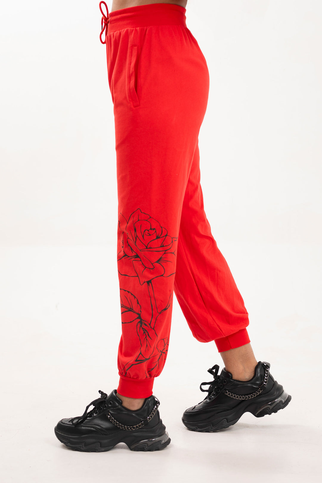 Rose Track pants Red