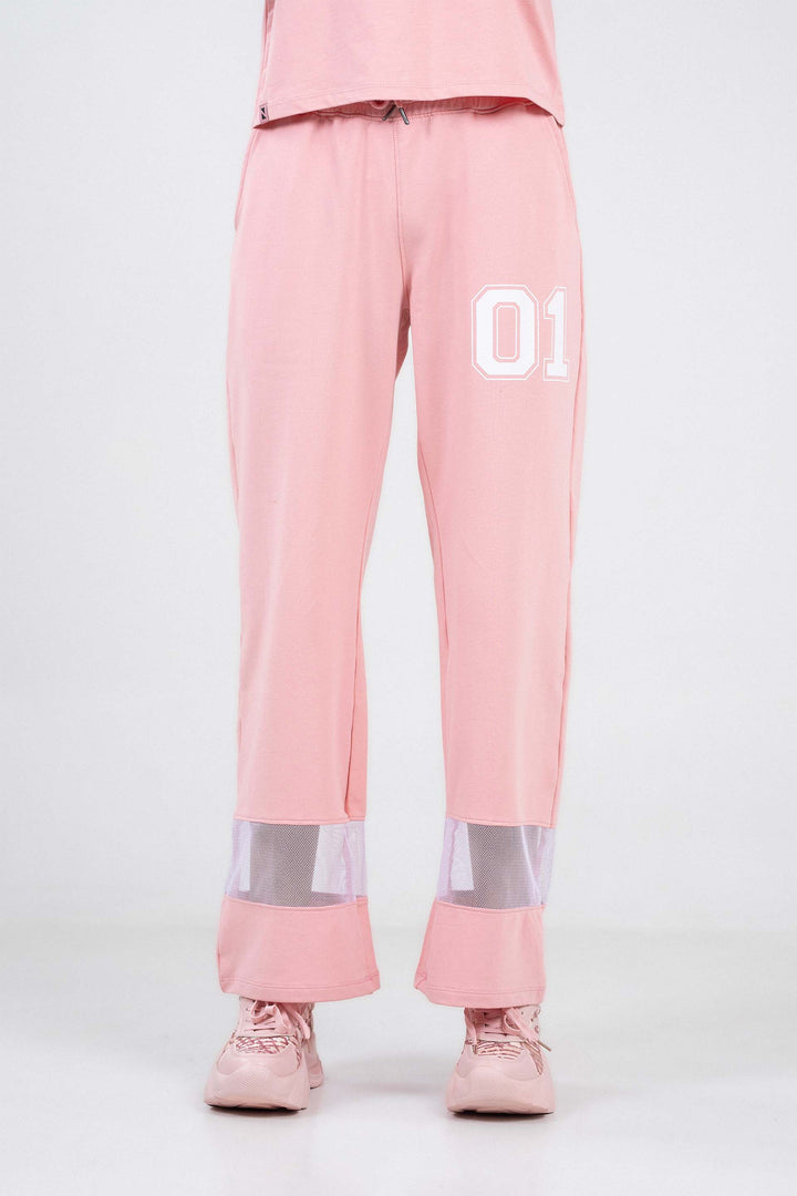 Wide Leg Sports Trousers