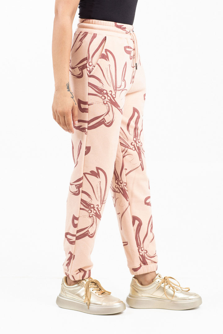 Printed Track Pants