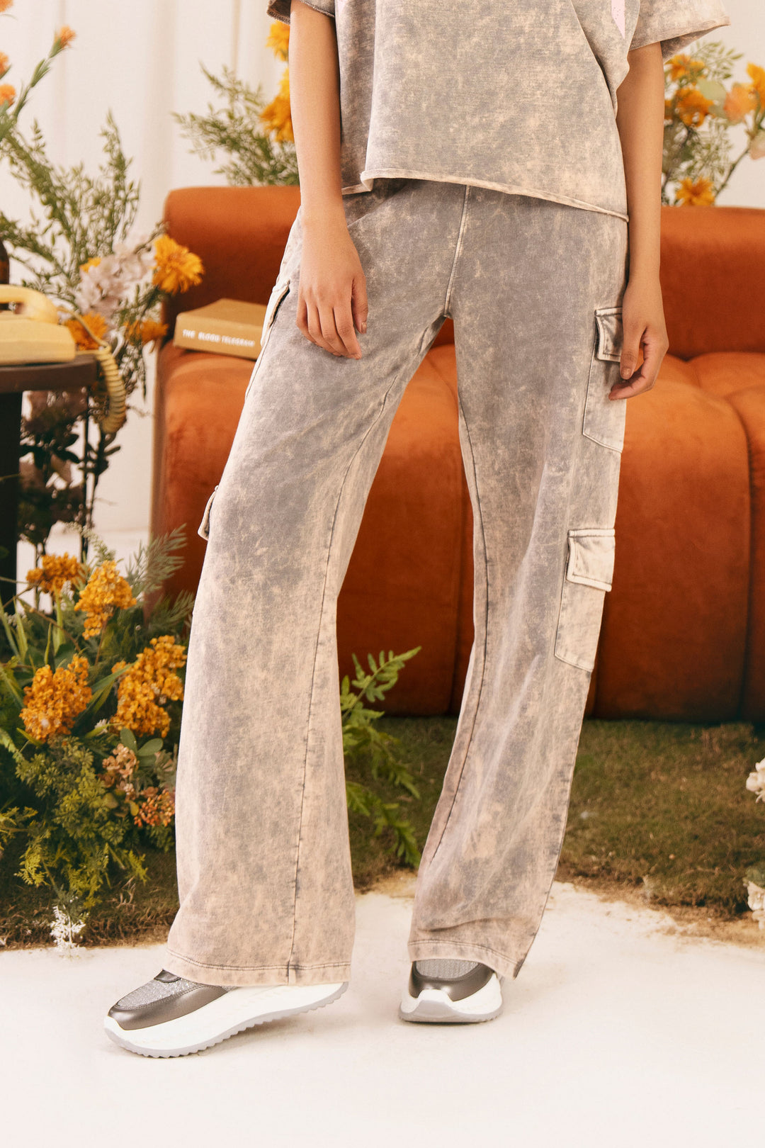 Washed Cargo Trousers