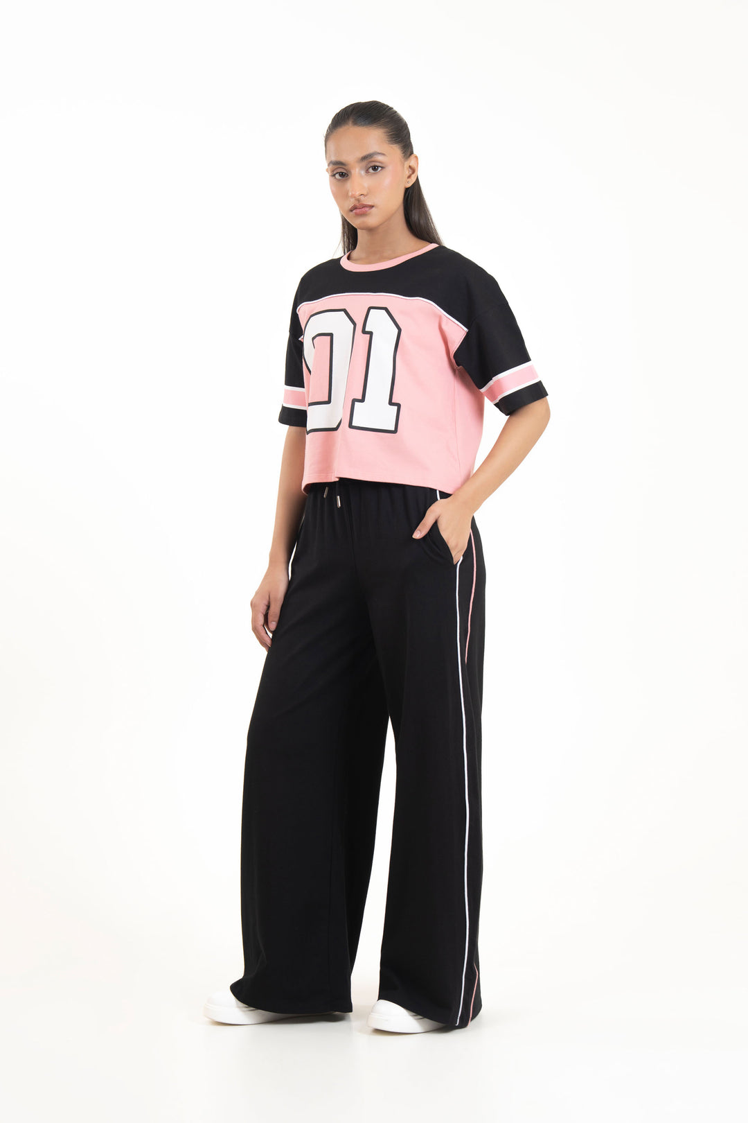 Sports Wide Leg Trousers