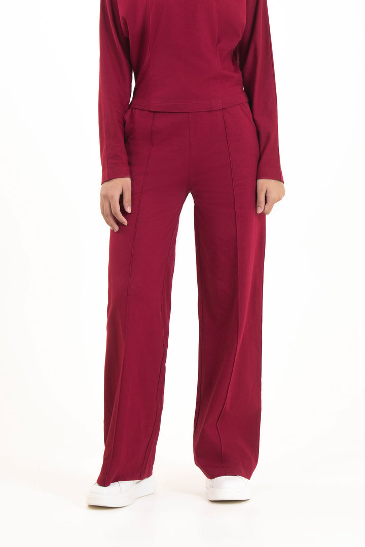 Straight Pleated Trousers