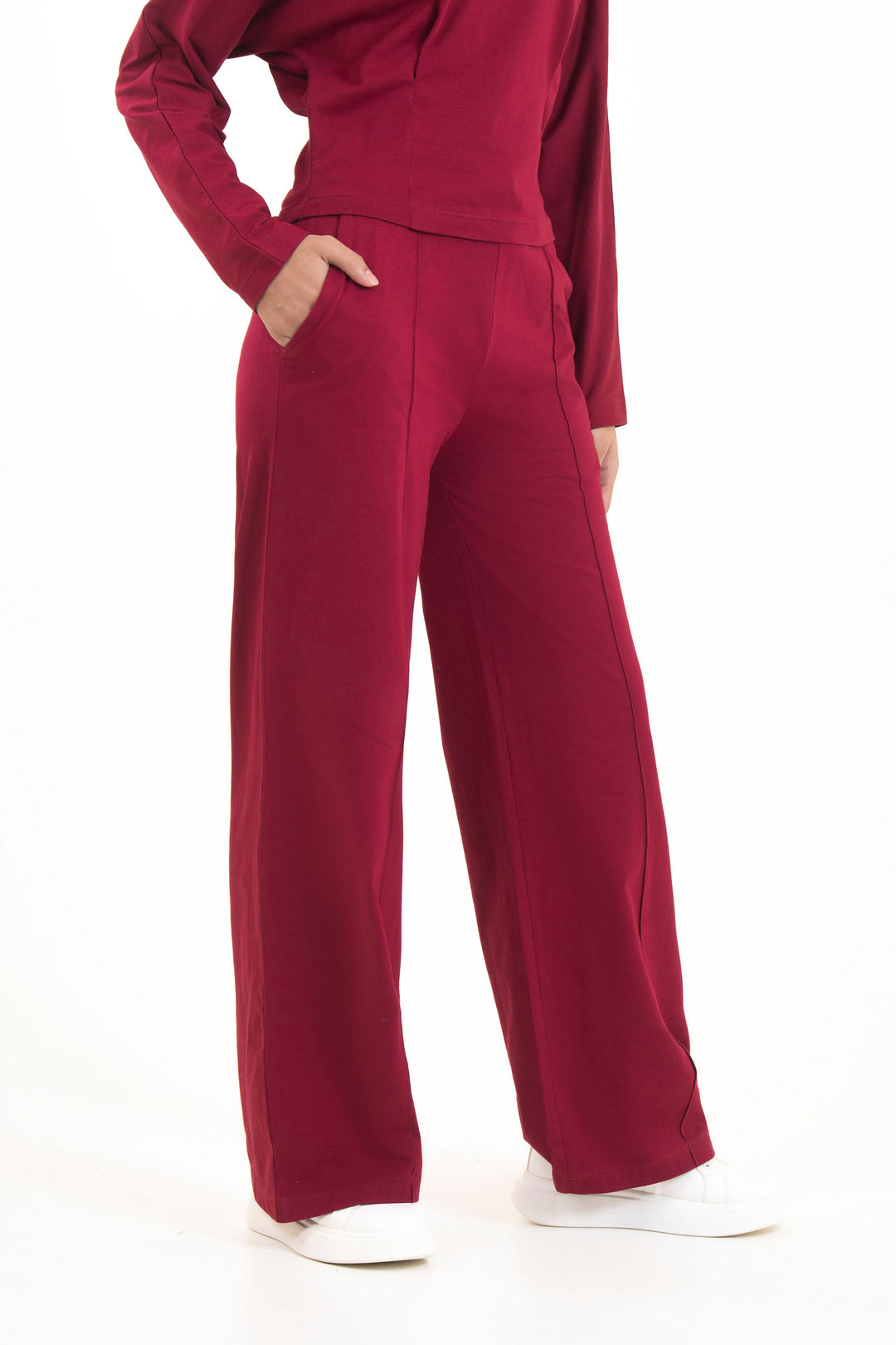 Straight Pleated Trousers