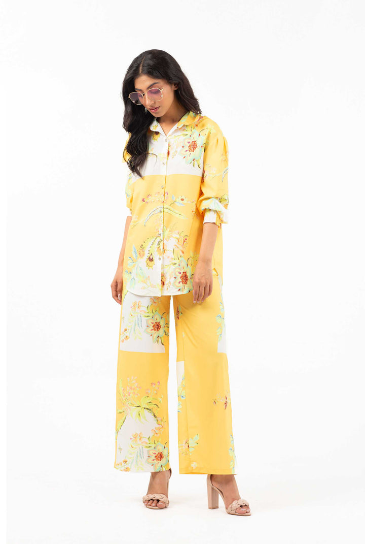 Printed Co-ord Yellow