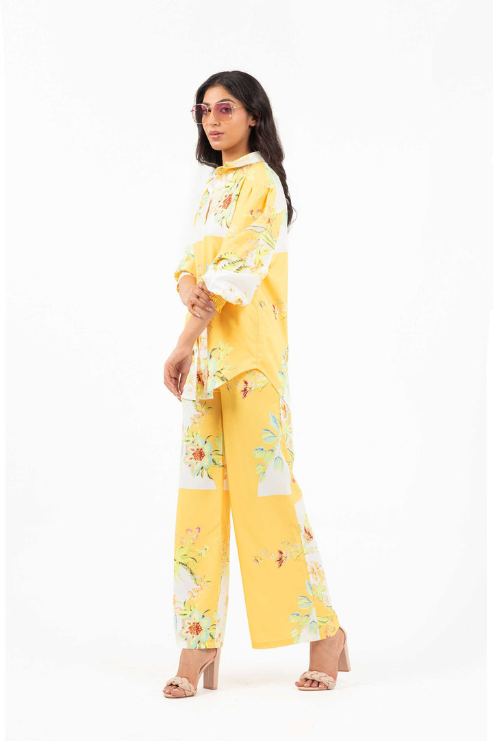 Printed Co-ord Yellow