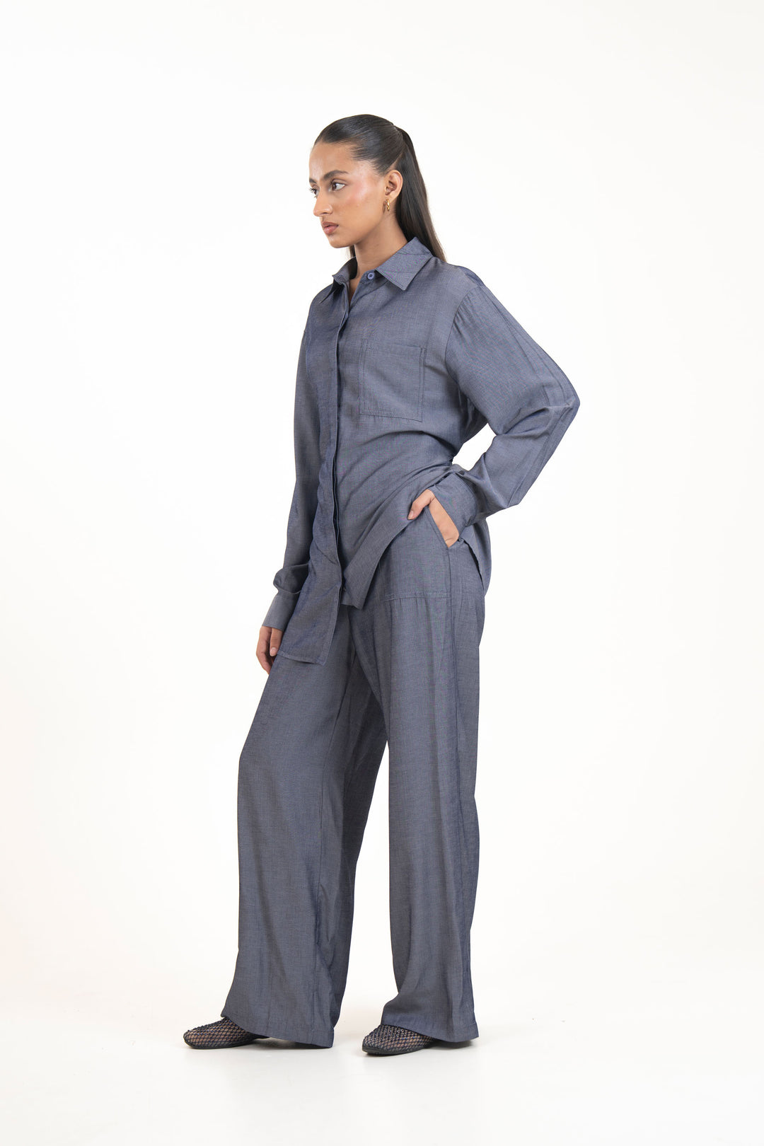 Button-Down Co-ord Set