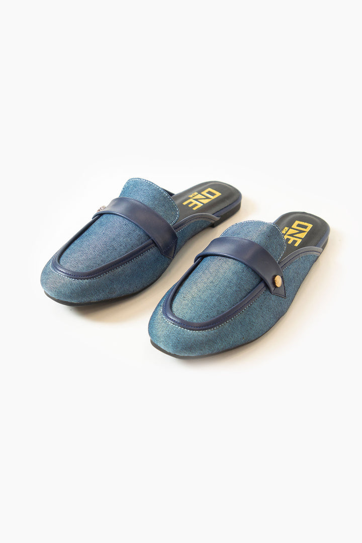 Denim Slip Ons