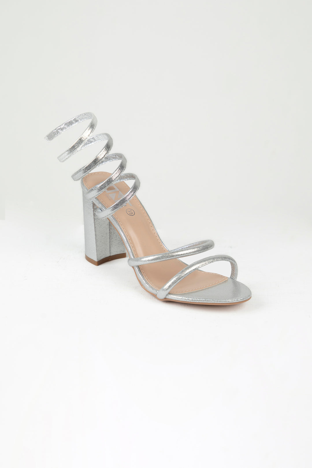 Spiral Sandals Silver