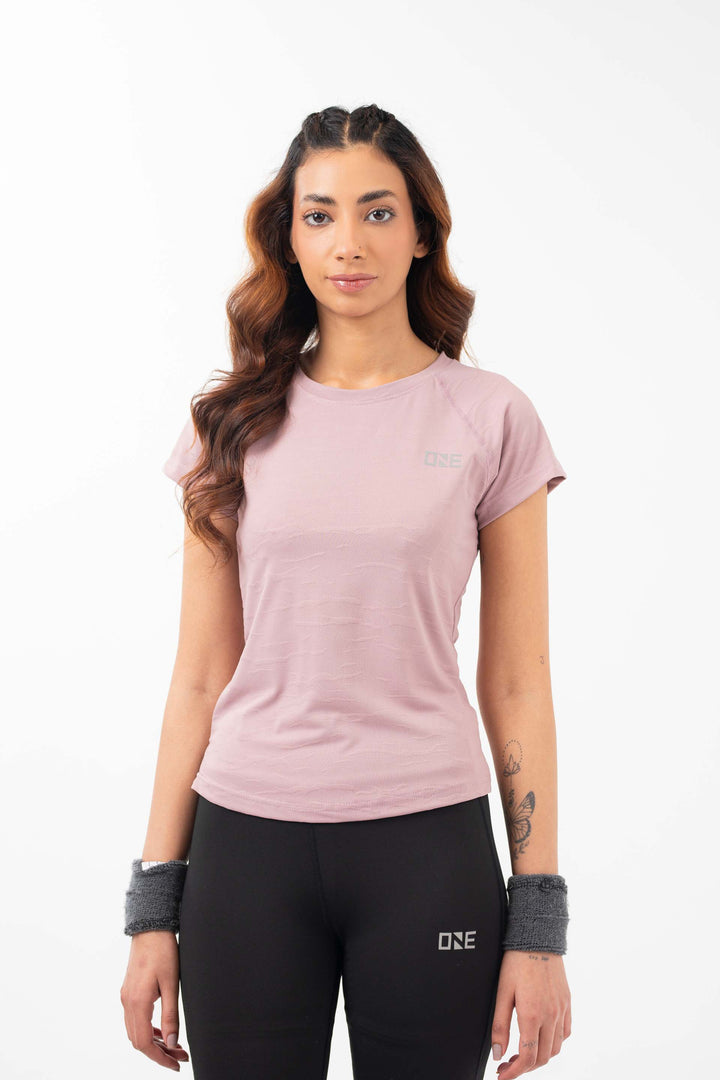 Gym Tee Dark Pink