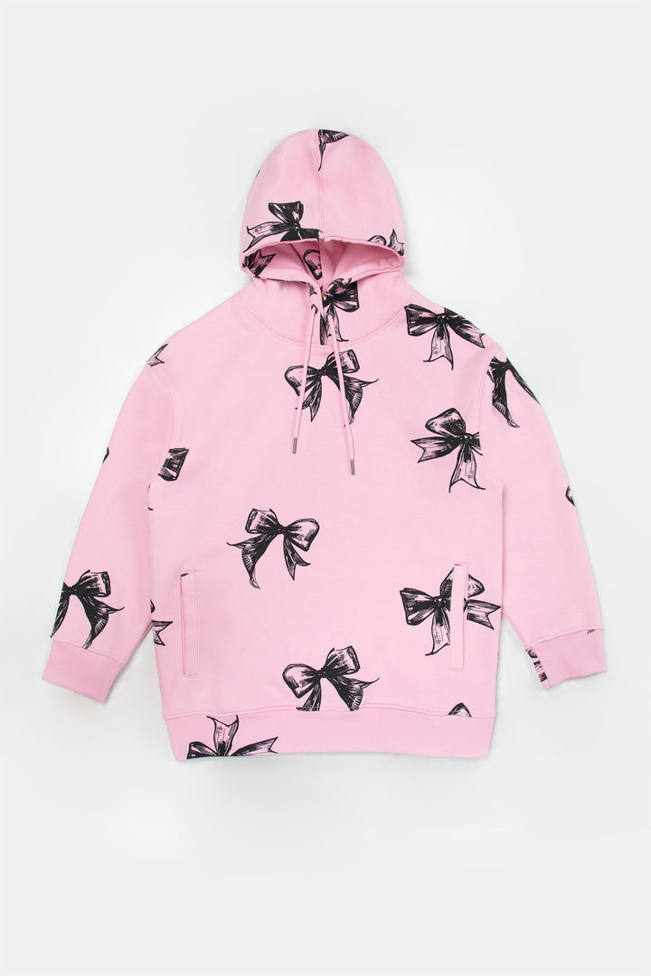 Bows Pullover Hoodie