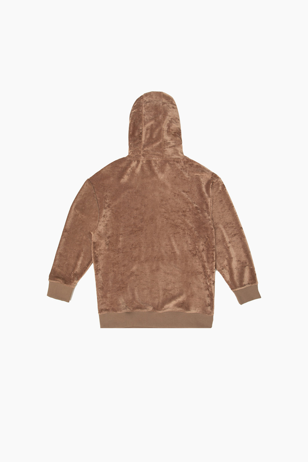 Velour Pullover Hoodie