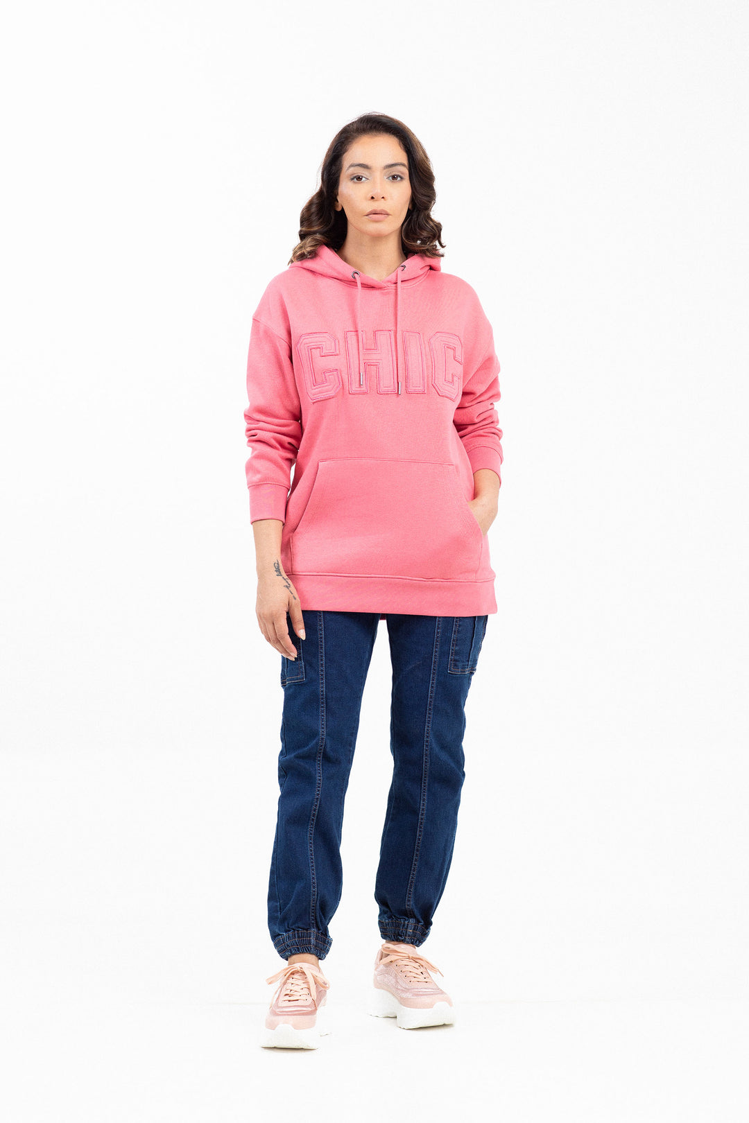 Applique Pullover Hoodie