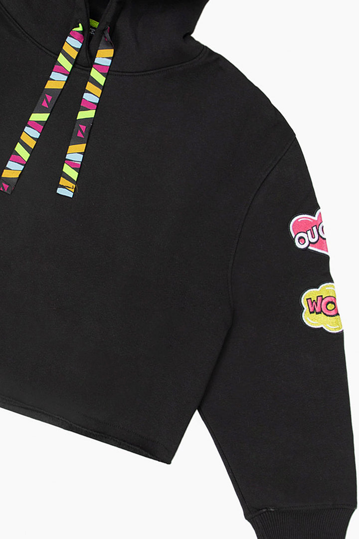 Cropped Pullover Hoodie