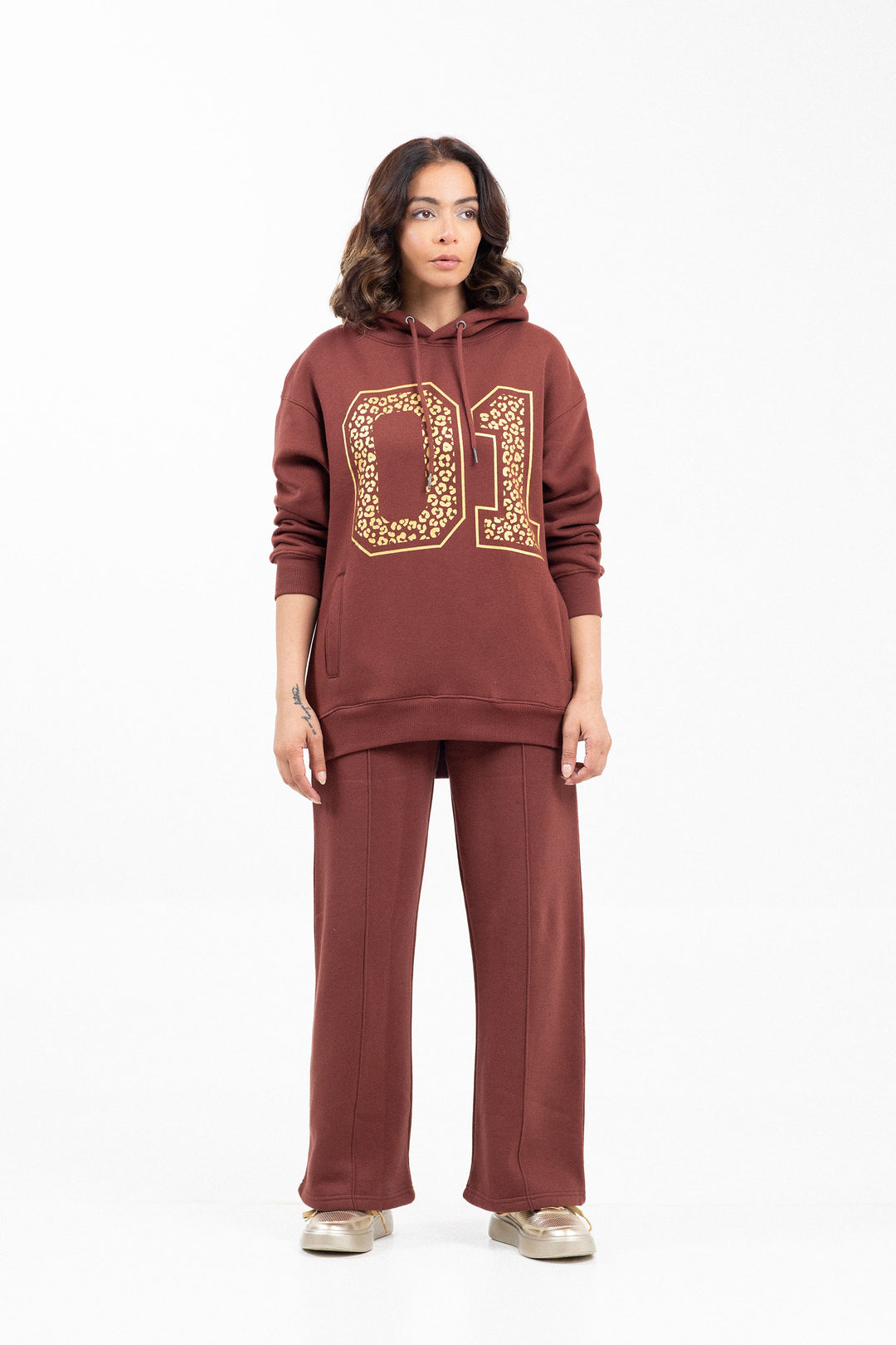 Printed Pullover Hoodie