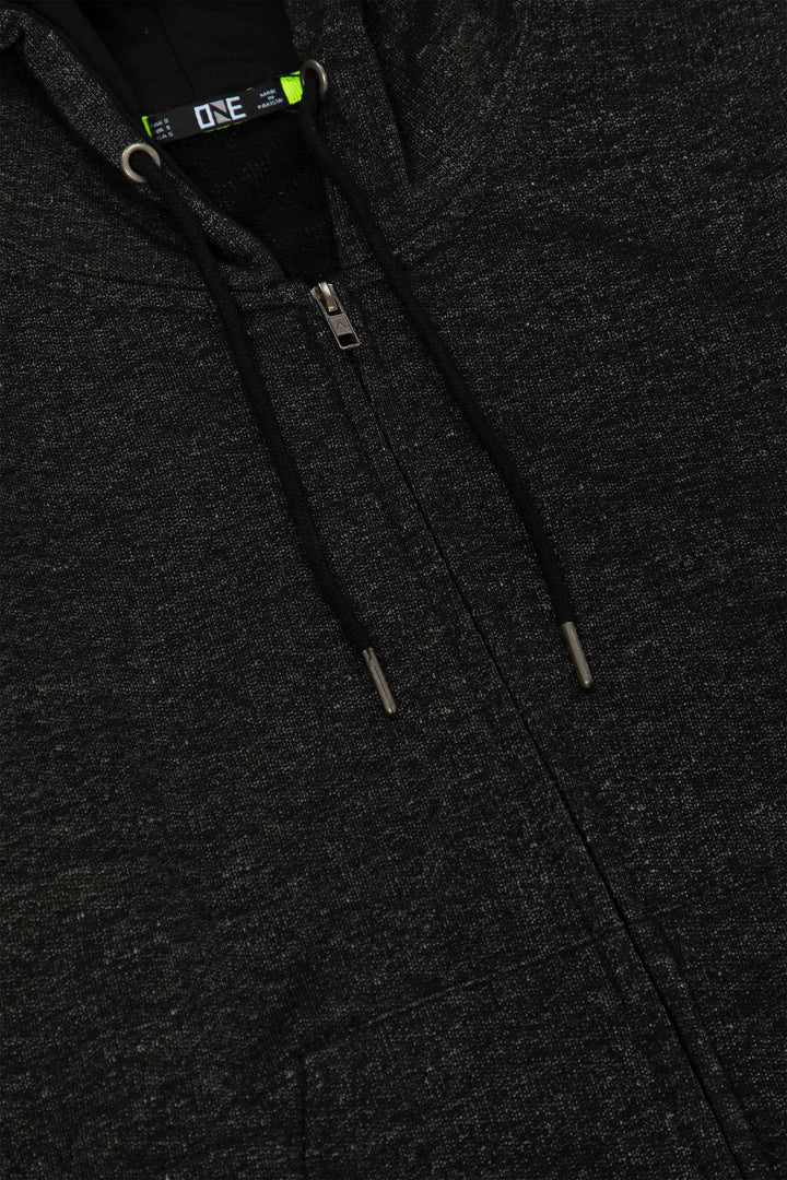Shimmer Zipper Hoodie