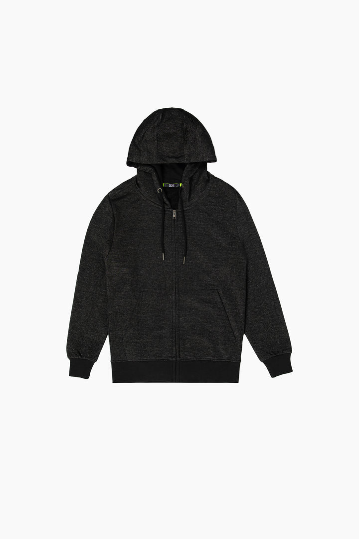 Shimmer Zipper Hoodie