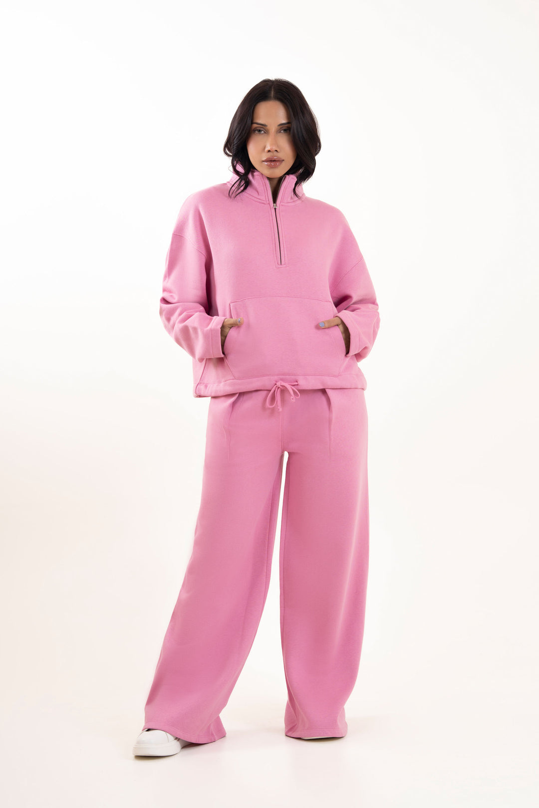 Mockneck Pullover Hoodie