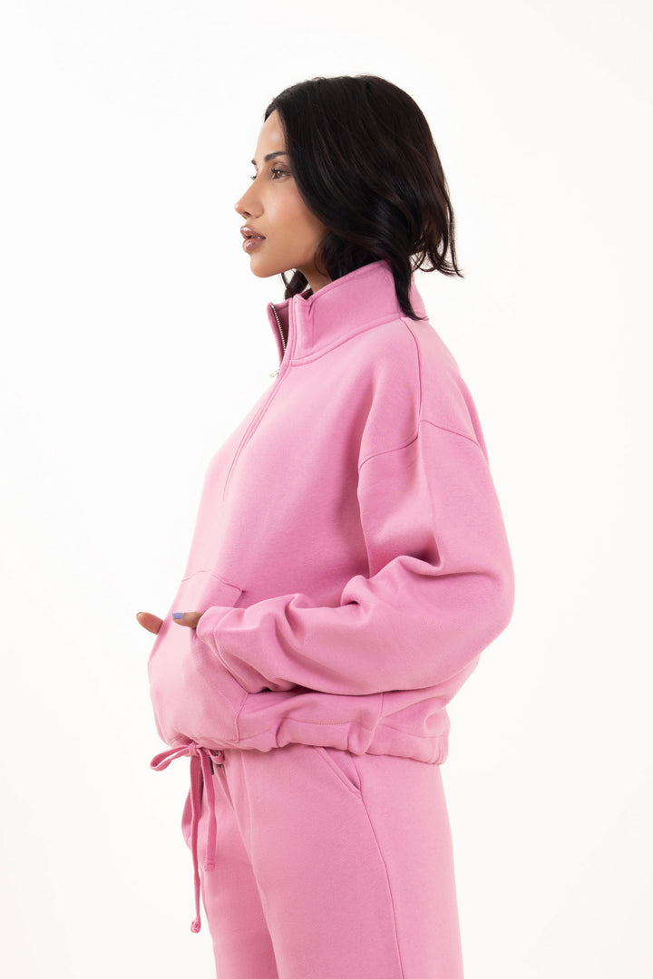 Mockneck Pullover Hoodie