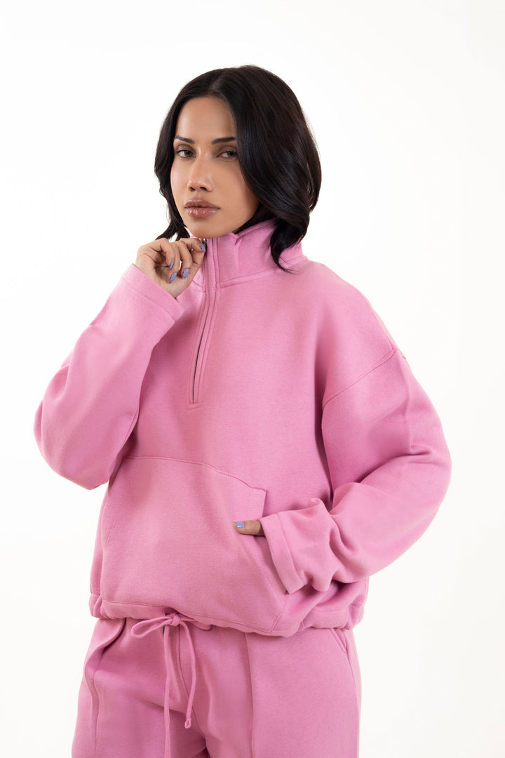 Mockneck Pullover Hoodie