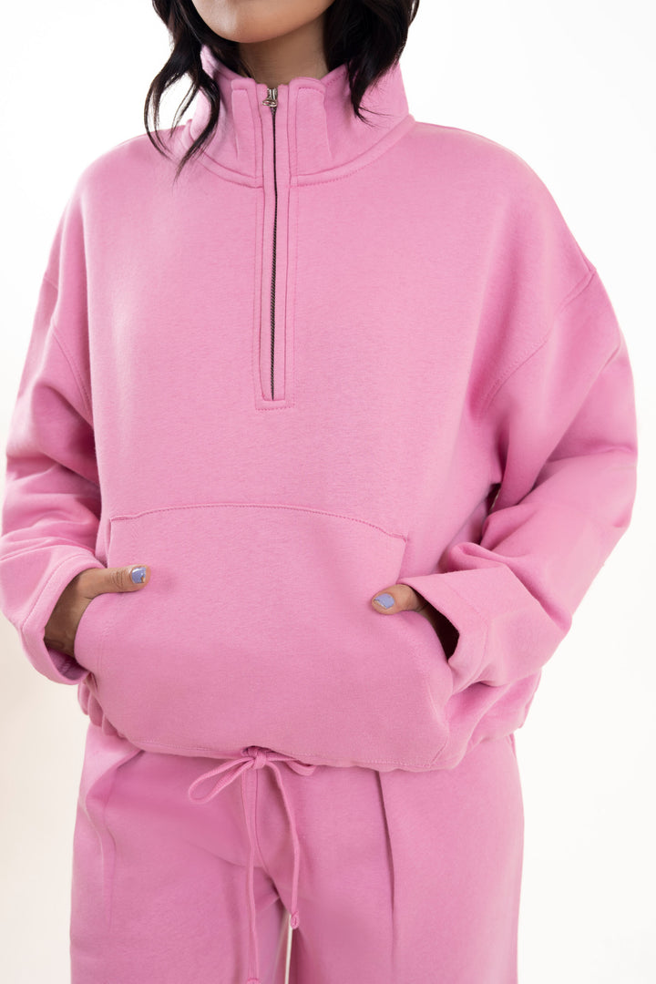 Mockneck Pullover Hoodie