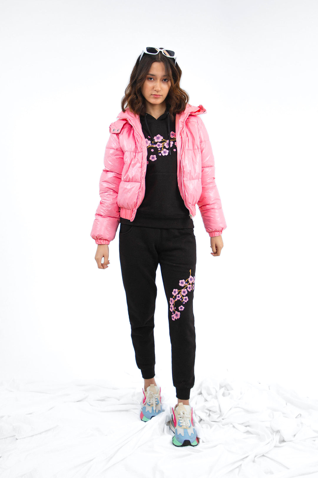 Hooded Puffer Pink