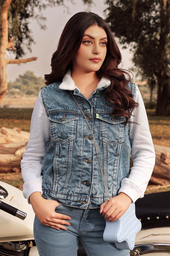 Varsity Denim Jacket