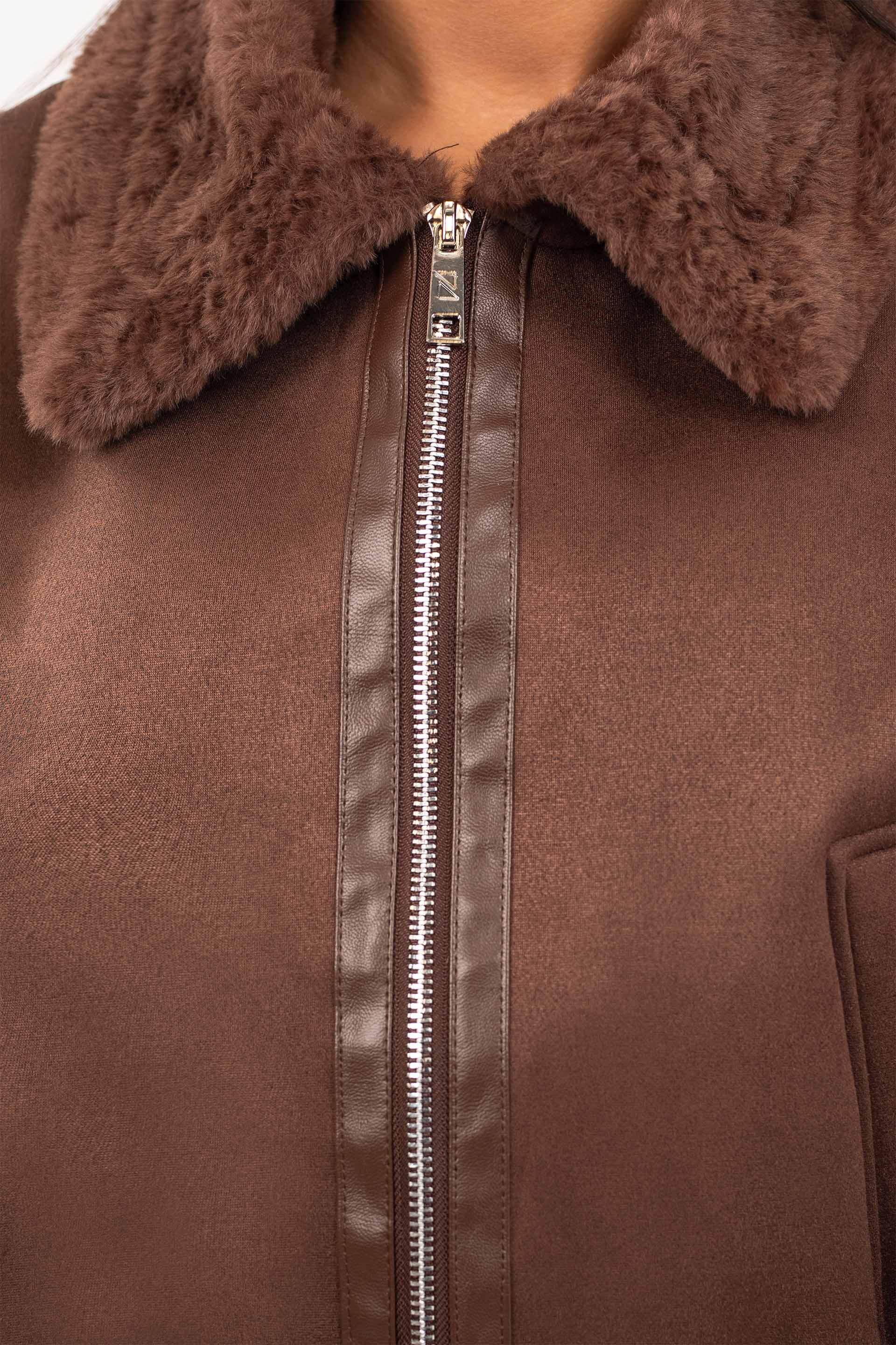 Leather Textured Jacket – ONE