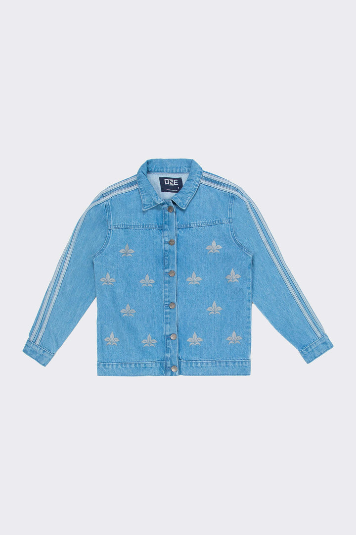 Printed Denim Jacket