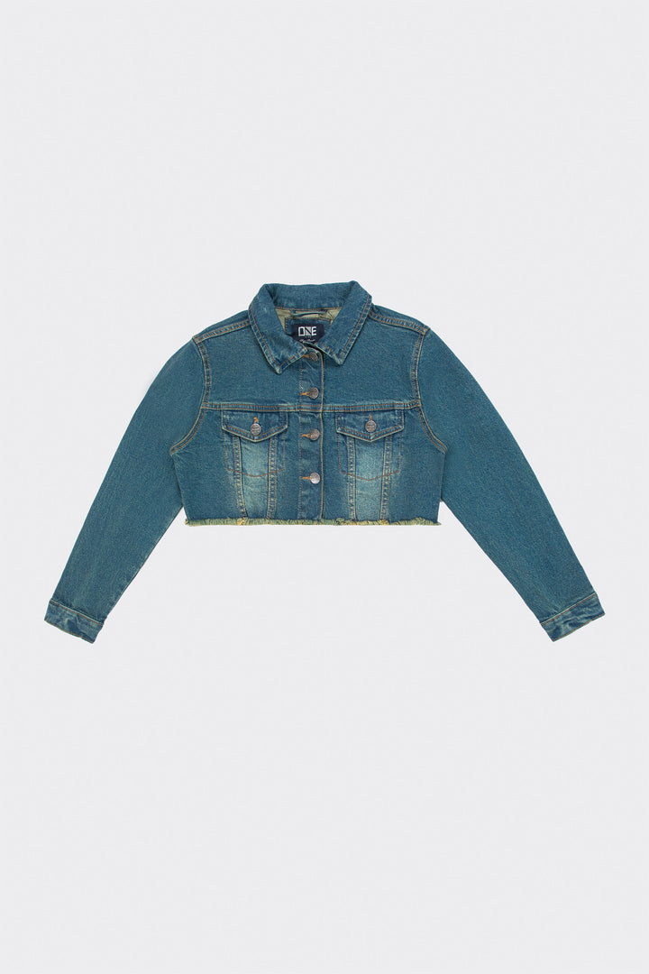 Cropped Denim Jacket