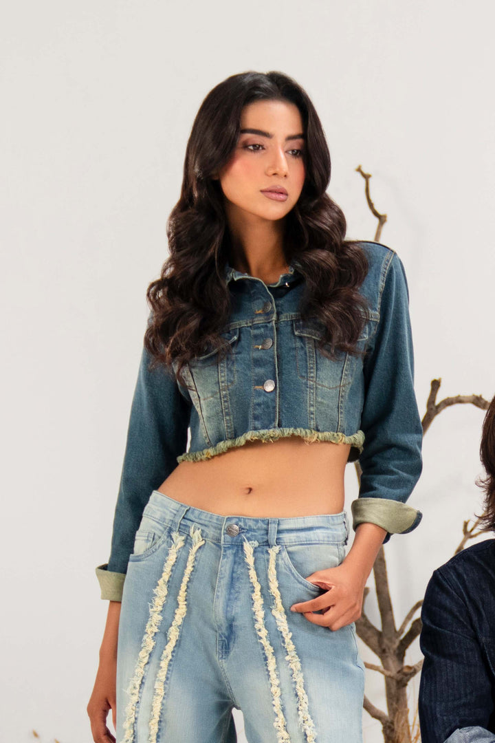 Cropped Denim Jacket