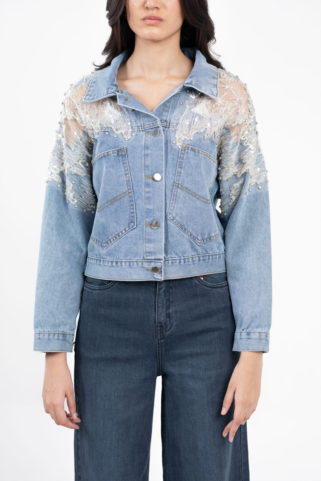 Embellished Denim Jacket