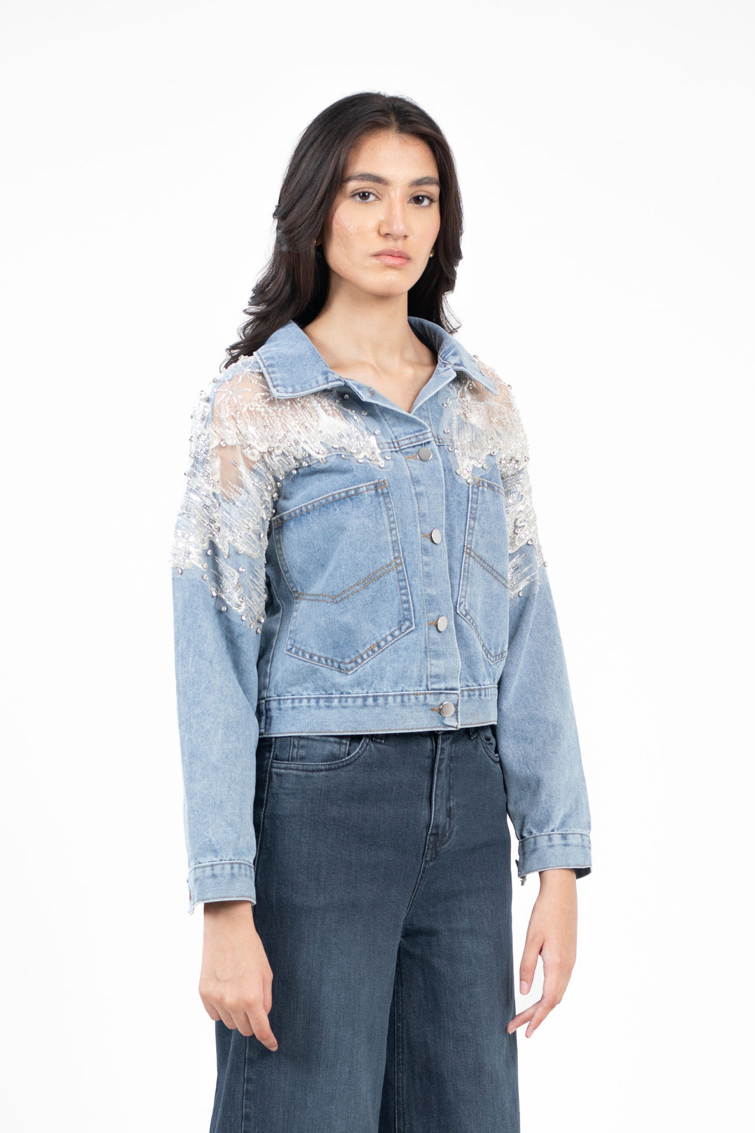 Embellished Denim Jacket