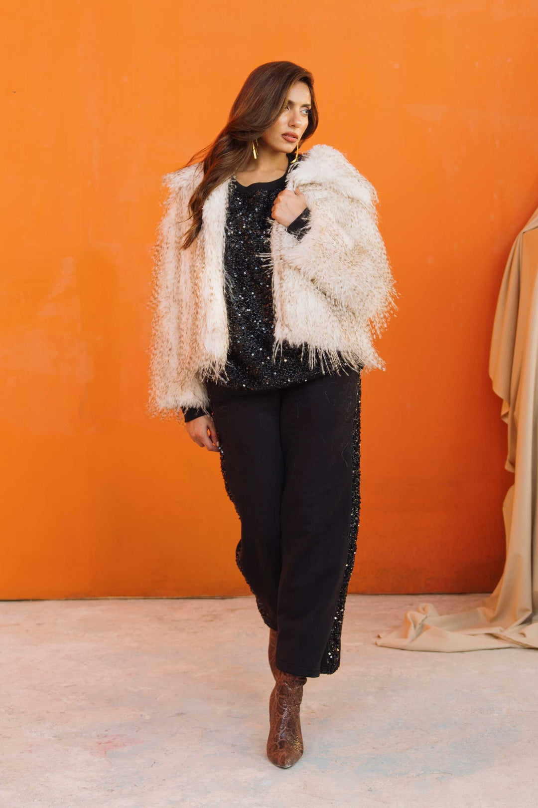 Faux Fur Jacket