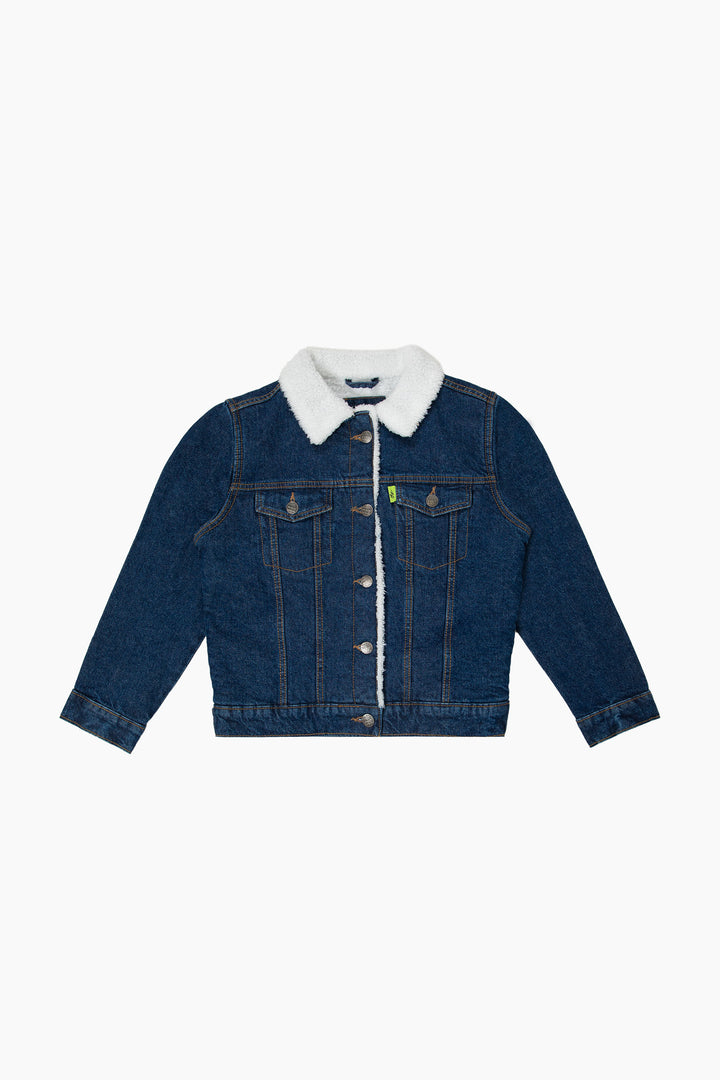 Denim Sherpa Jacket