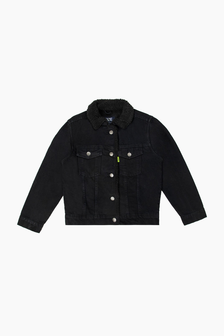Denim Sherpa Jacket
