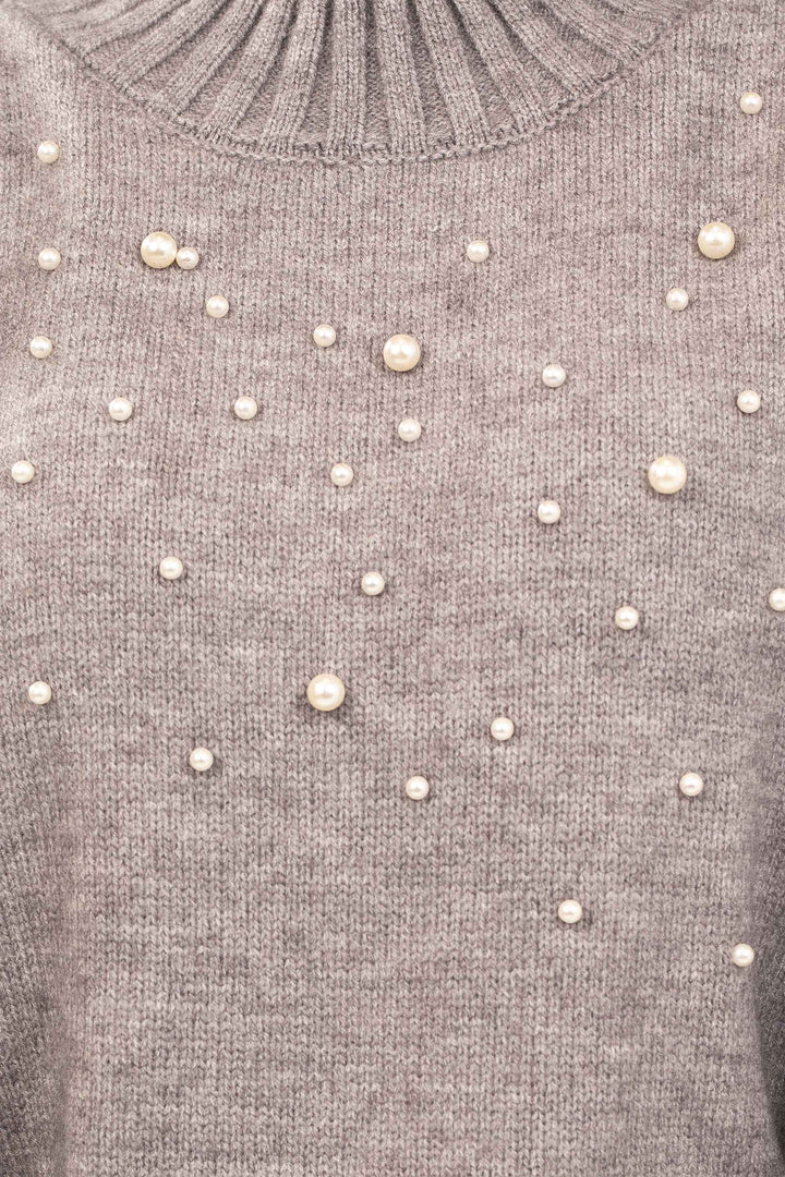 Faux Pearl Sweater